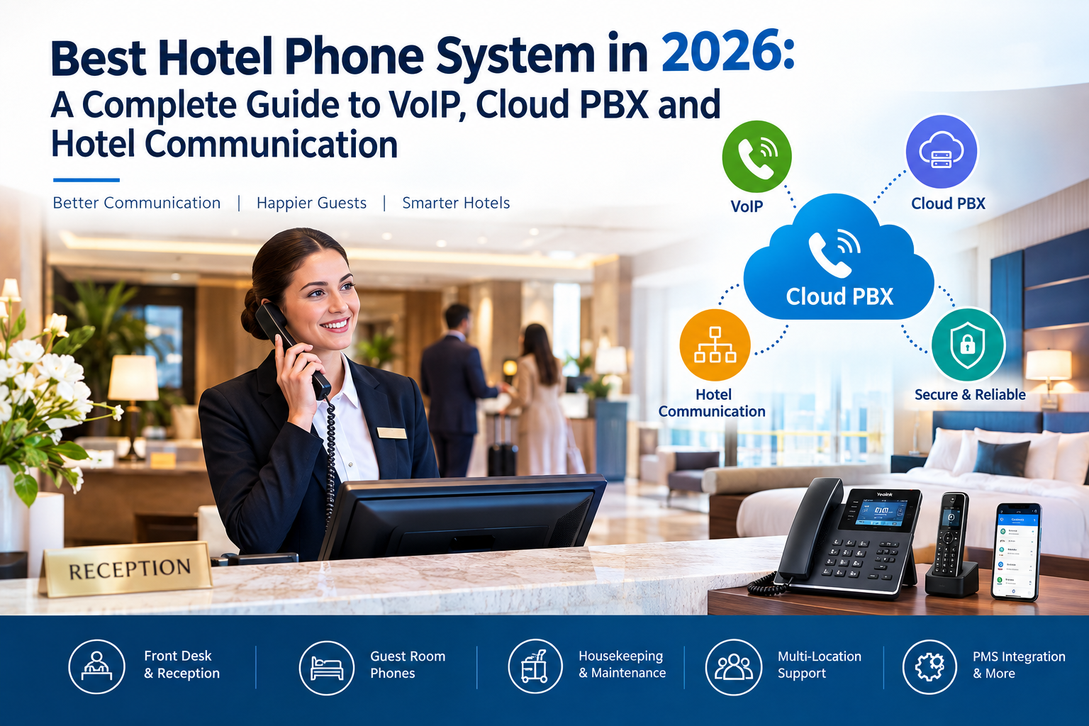 Best Hotel Phone System in 2026: A Complete Guide to VoIP, Cloud PBX and Hotel Communication